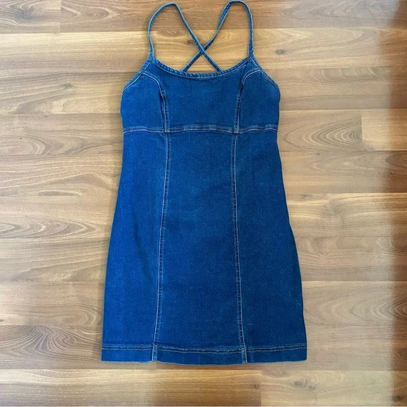 Blue Denim Dress - Picture 2 of 9